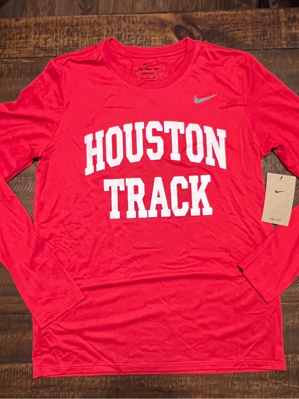 Nike Women’s Red University of Houston Track Long Sleeve Tee